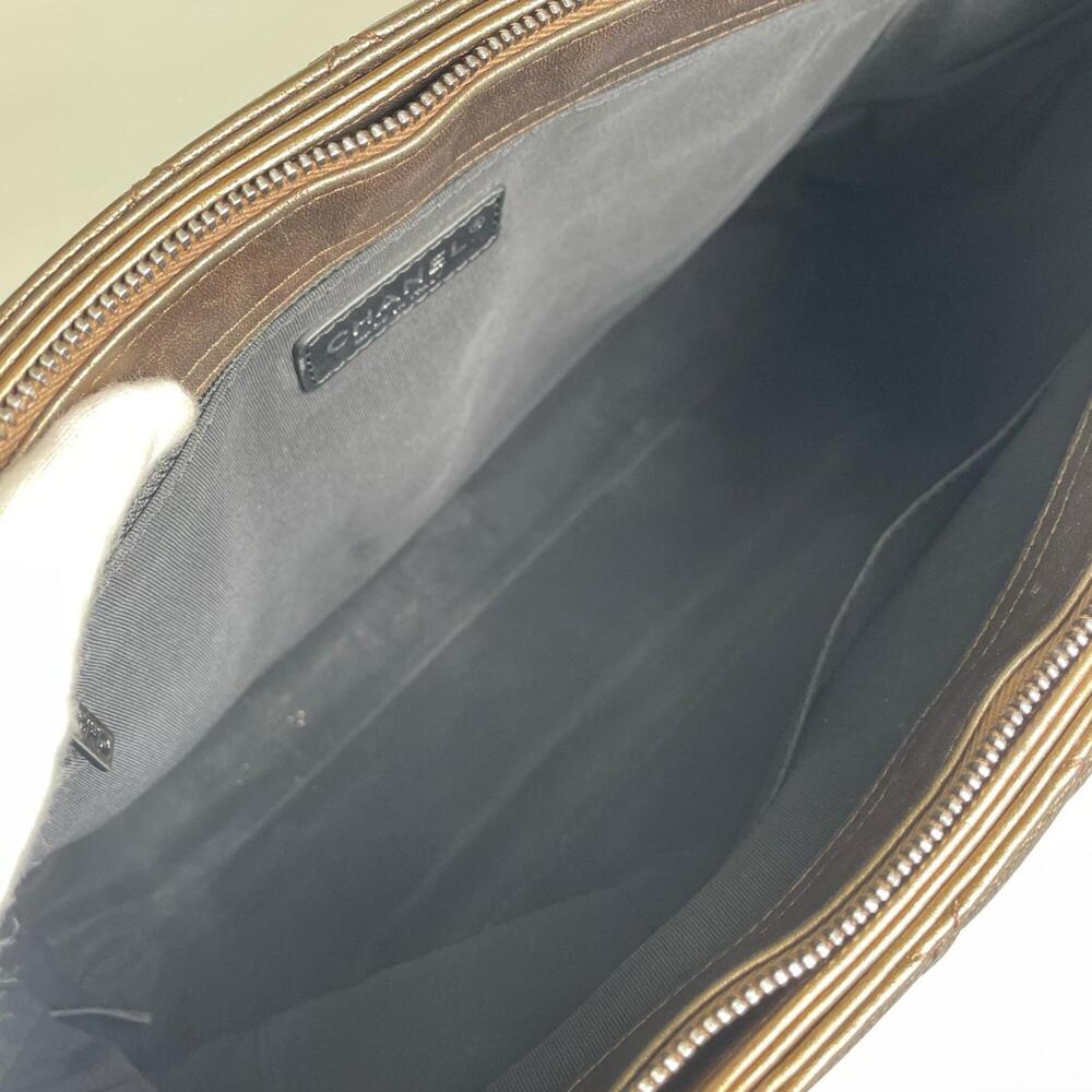 CHANEL Brown Caviar Leather Tote Bag - Picture 12 of 16